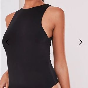 Seamless Black Bodysuit